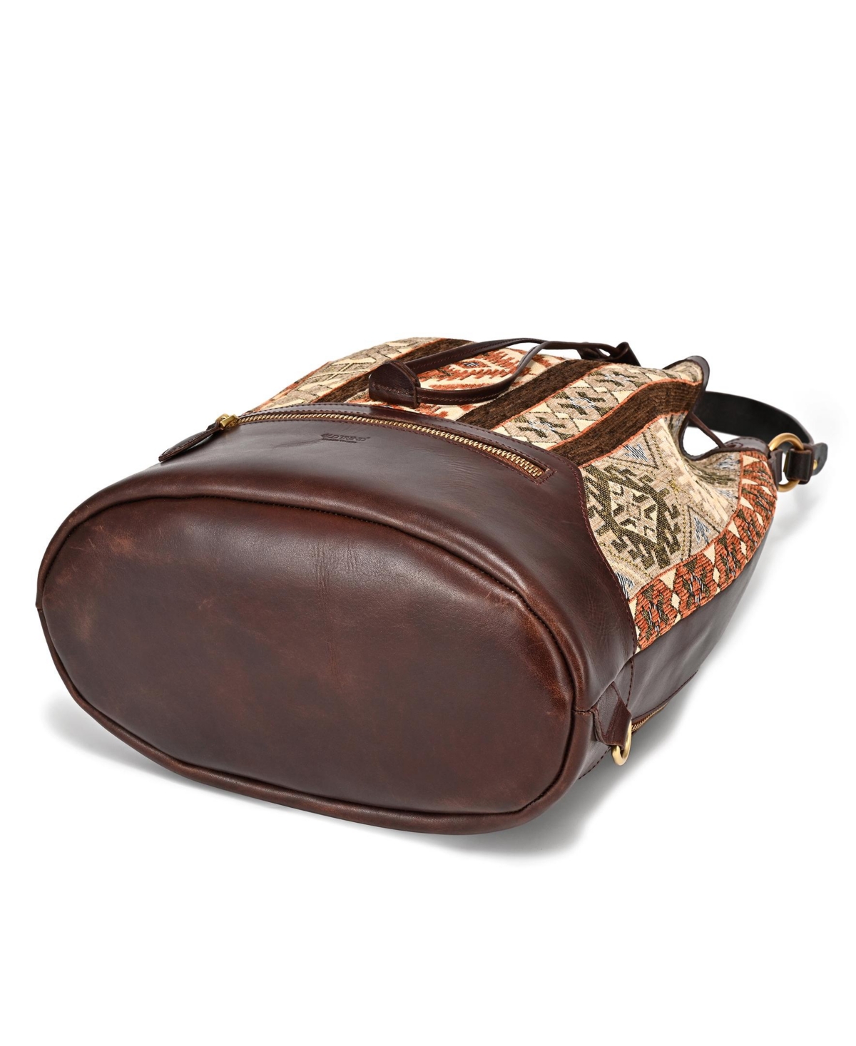 Old Trend Myrtle Convertible Bucket Backpack In Brown 1