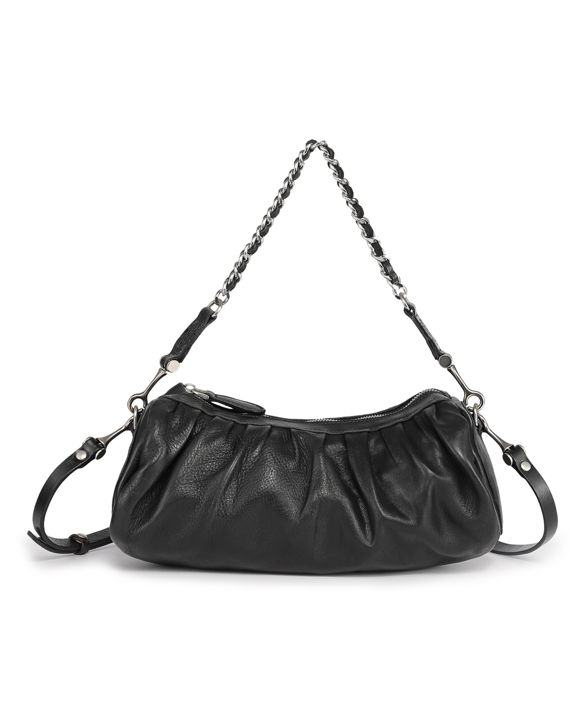 Old Trend Foxglove Convertible Mini Hobo Bag In Black