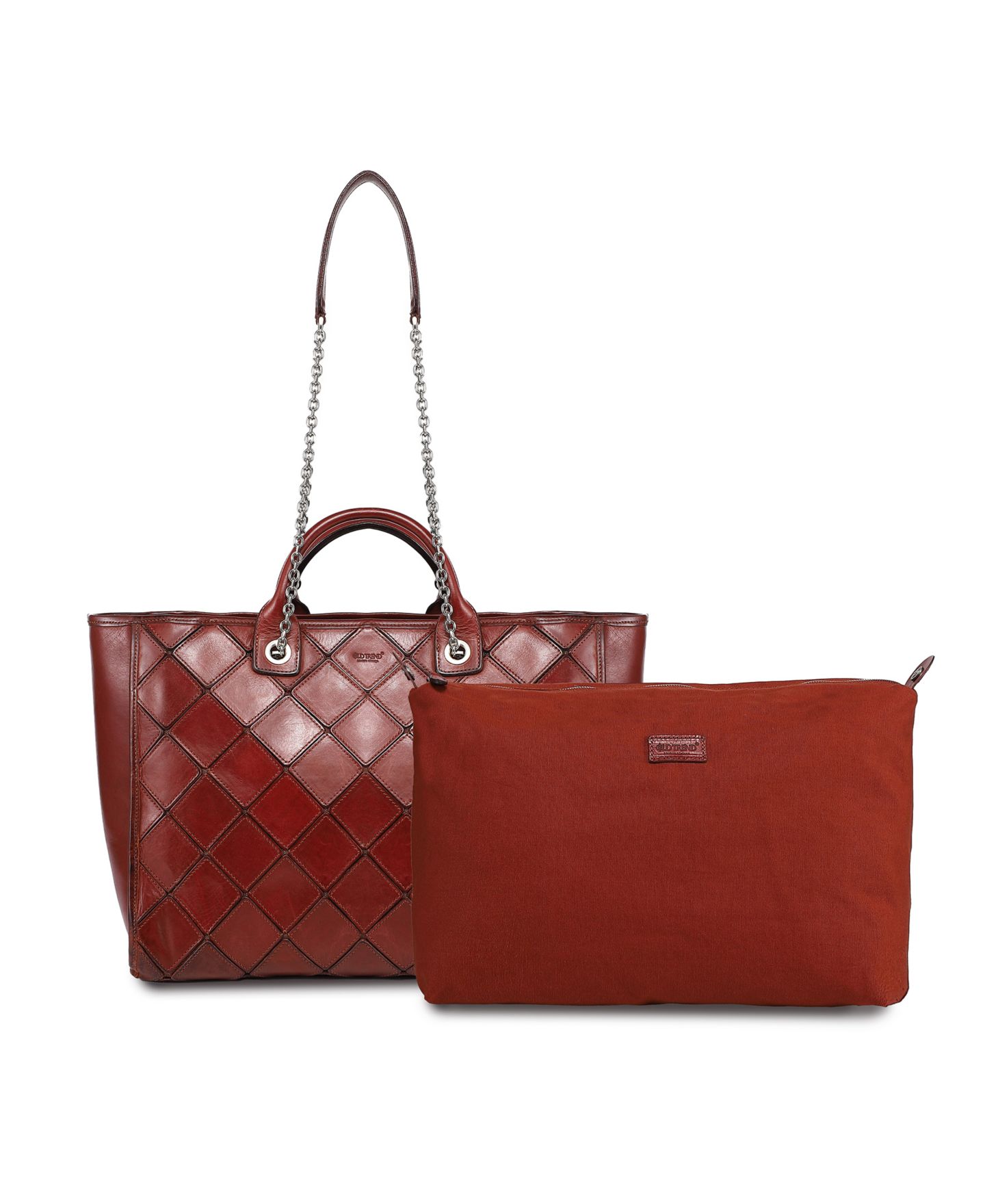 Женская сумка OLD TREND Mermaid Carryall, цвет: Коричневый — фото 2