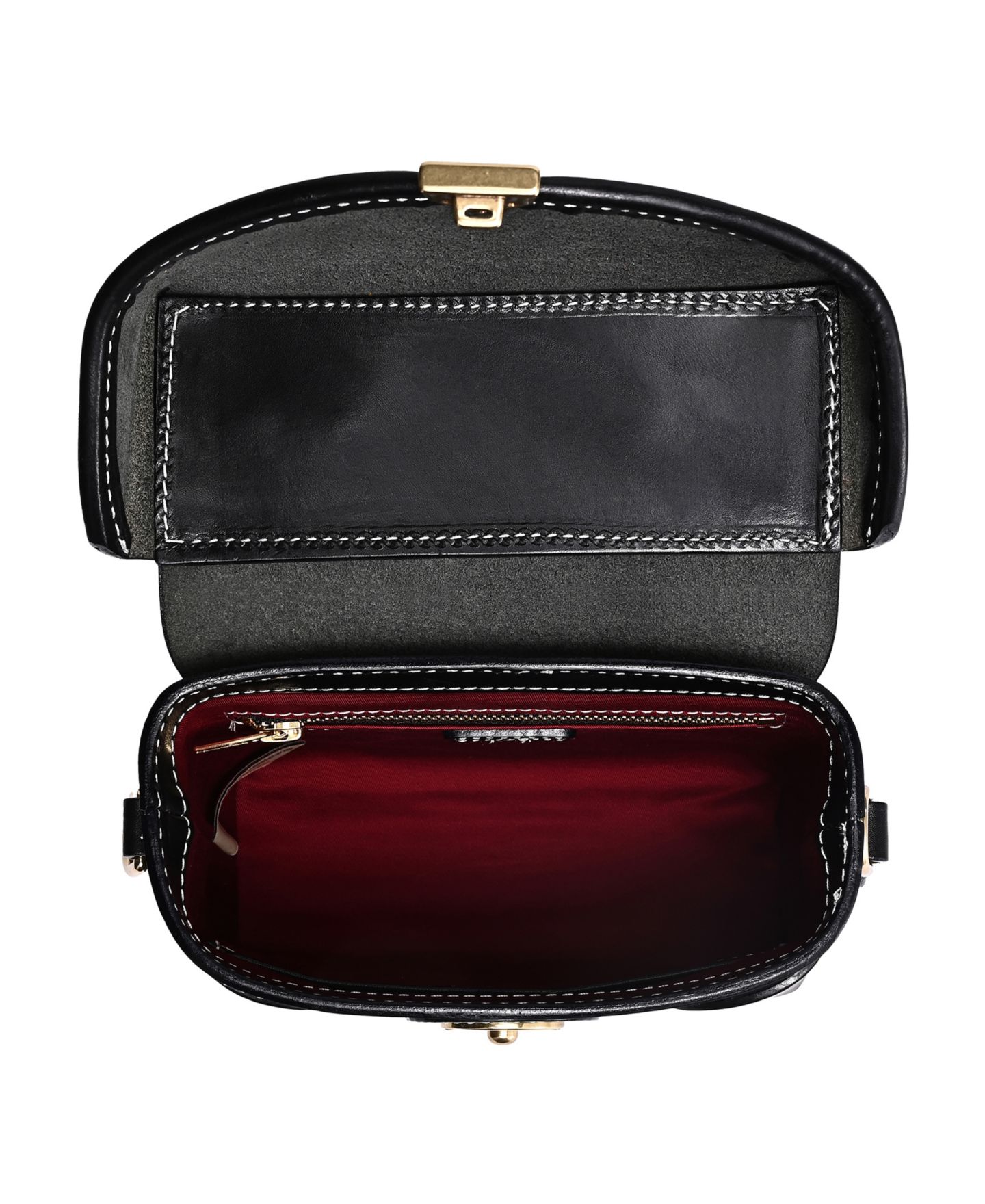 Женская сумка OLD TREND Azalea Vintage Box Crossbody, цвет: Чёрный — фото 3