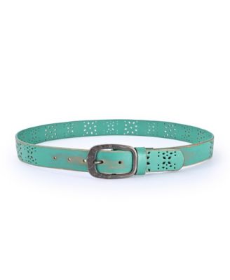 Women's Blooming Crocus Leather Belt
