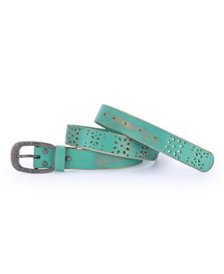 Women's Blooming Crocus Leather Belt