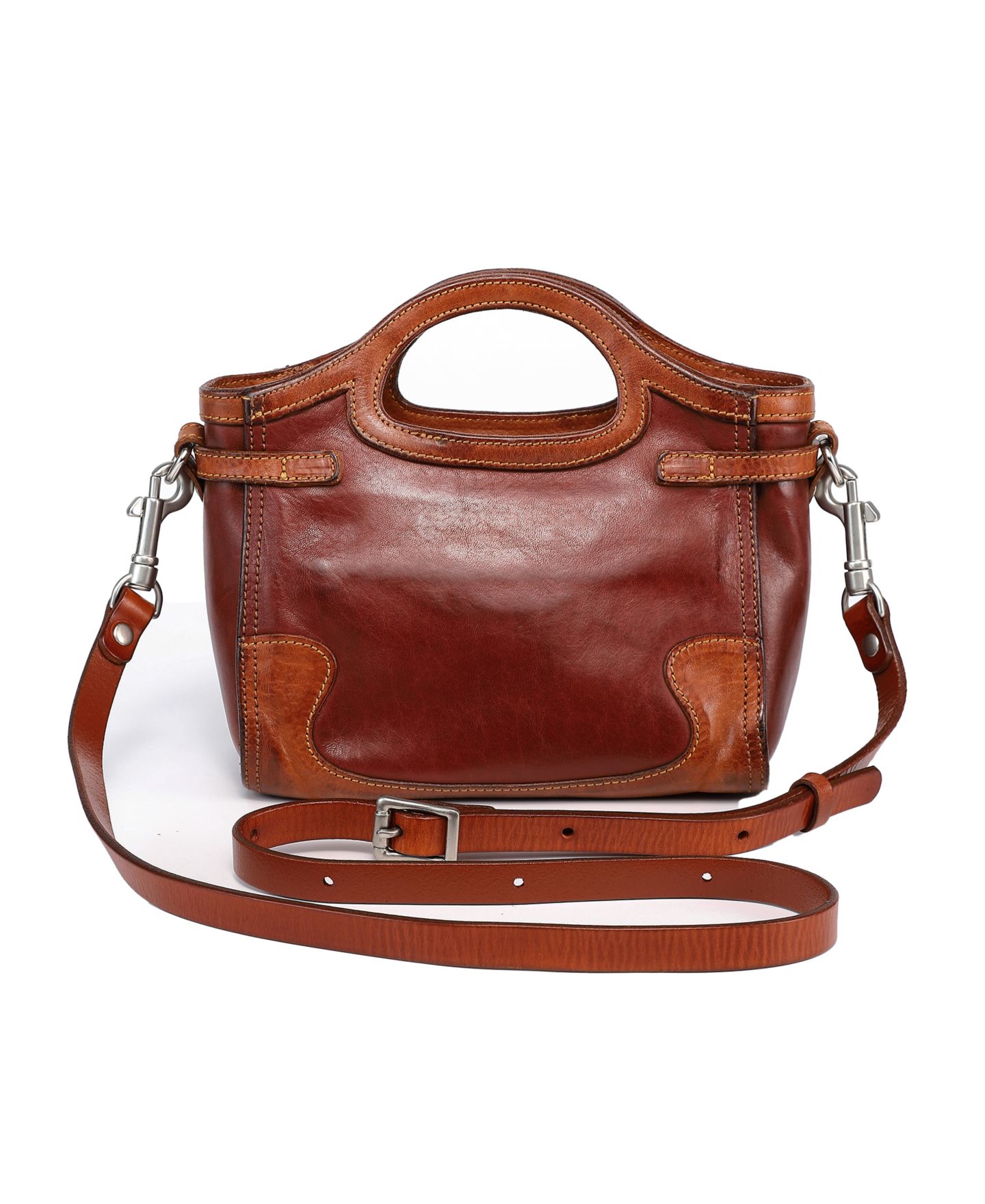 Женская сумка OLD TREND Canna Mini Satchel, цвет: Коричневый — фото 8