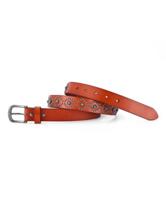 Women's Sunburst Leather Belt