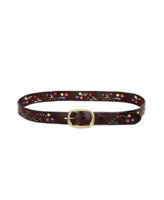 Women's Blossom Leather Belt