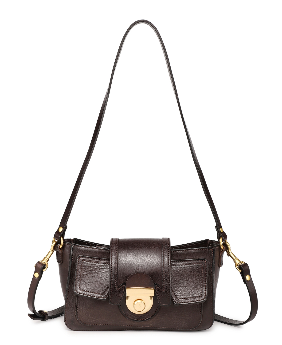 Old Trend Camellia Convertible Crossbody Bag In Taupe