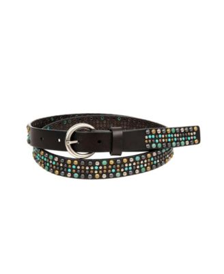 Women's Amazonite Leather Belt
