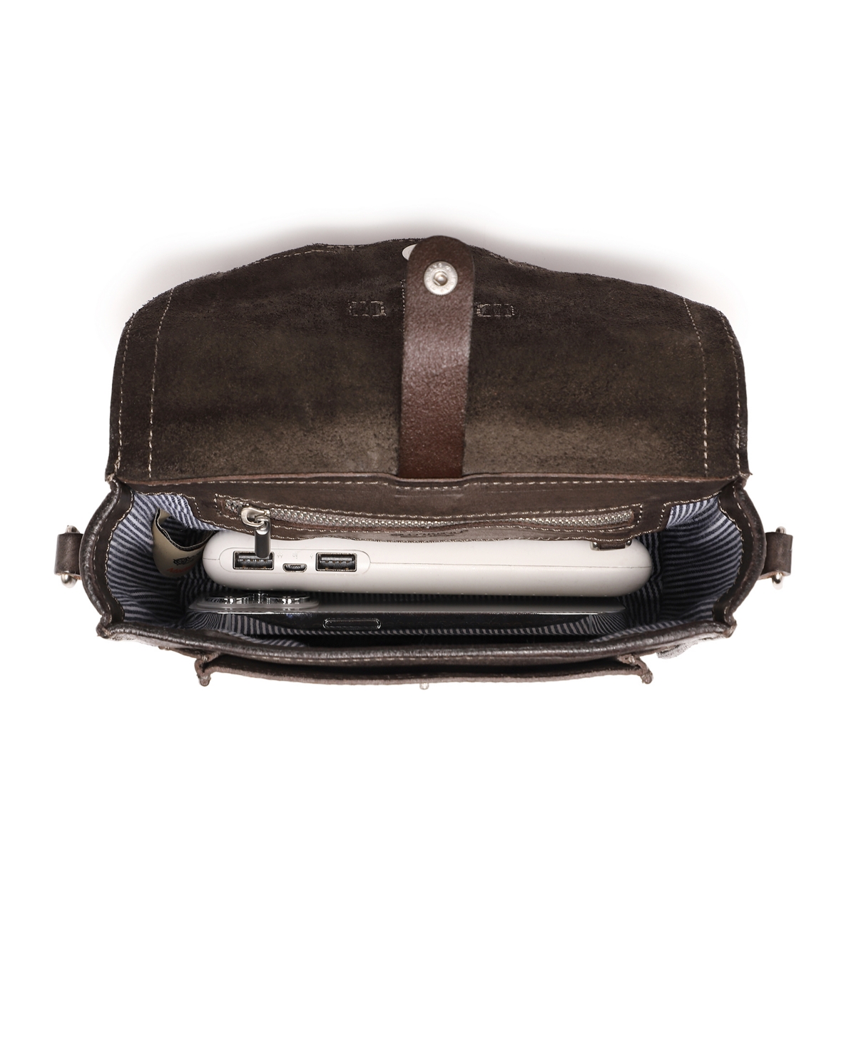 Old Trend Anemone Crossbody Bag In Gray