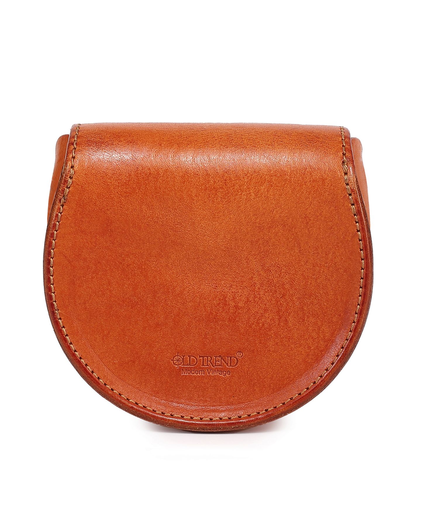 Женская сумка OLD TREND Basswood Mini Leather Box, цвет: Карамельный — фото 11