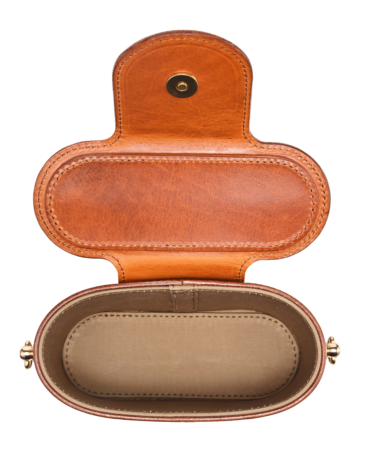 Old Trend Begonia Vintage Case Crossbody Bag In Caramel
