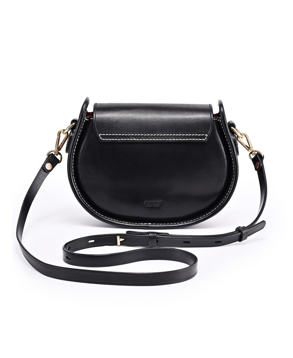 Old Trend Begonia Vintage Crossbody Bag In Black