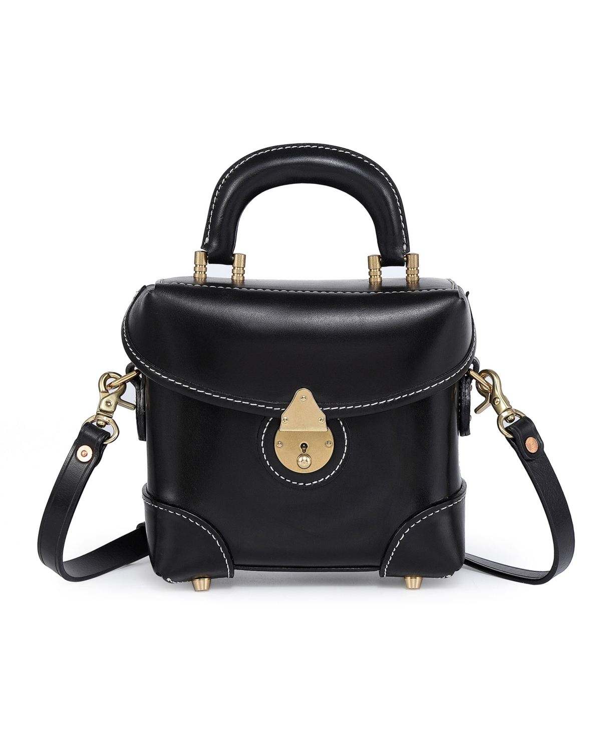 Old Trend Azalea Vintage Box Crossbody Bag In Black