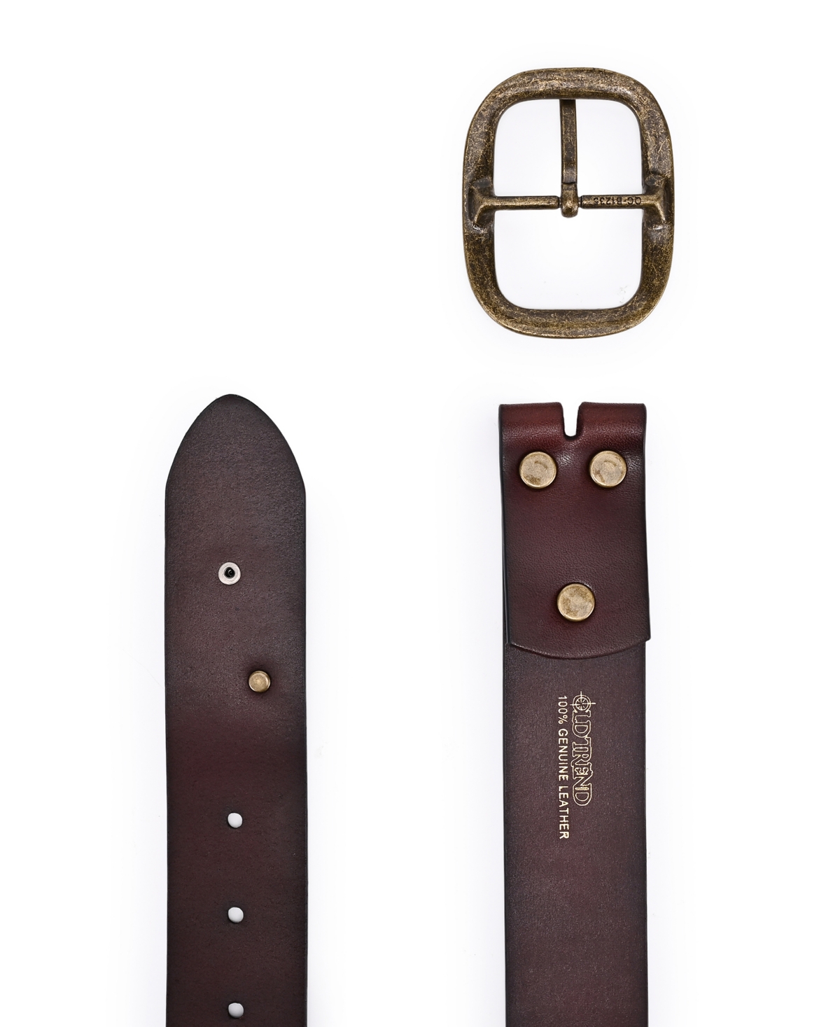 Old Trend Women's Glory Star Leather Belt In Brown