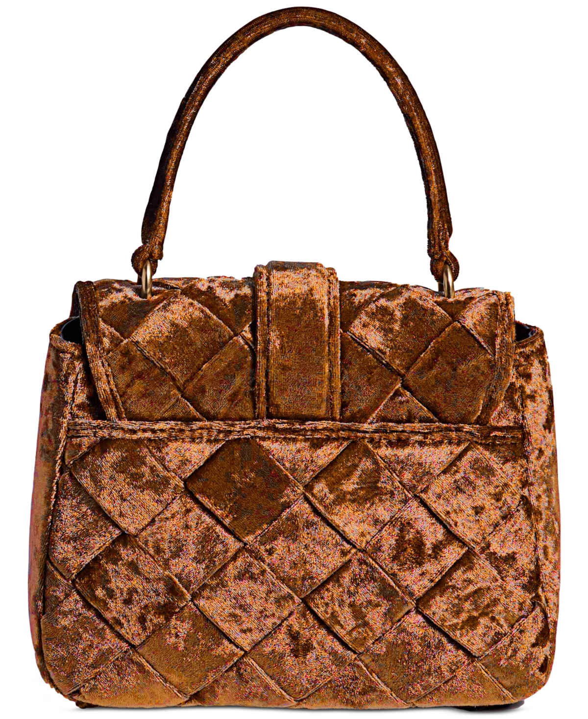 SAM EDELMAN BRIT TOP HANDLE SMALL VELVET CROSSBODY 