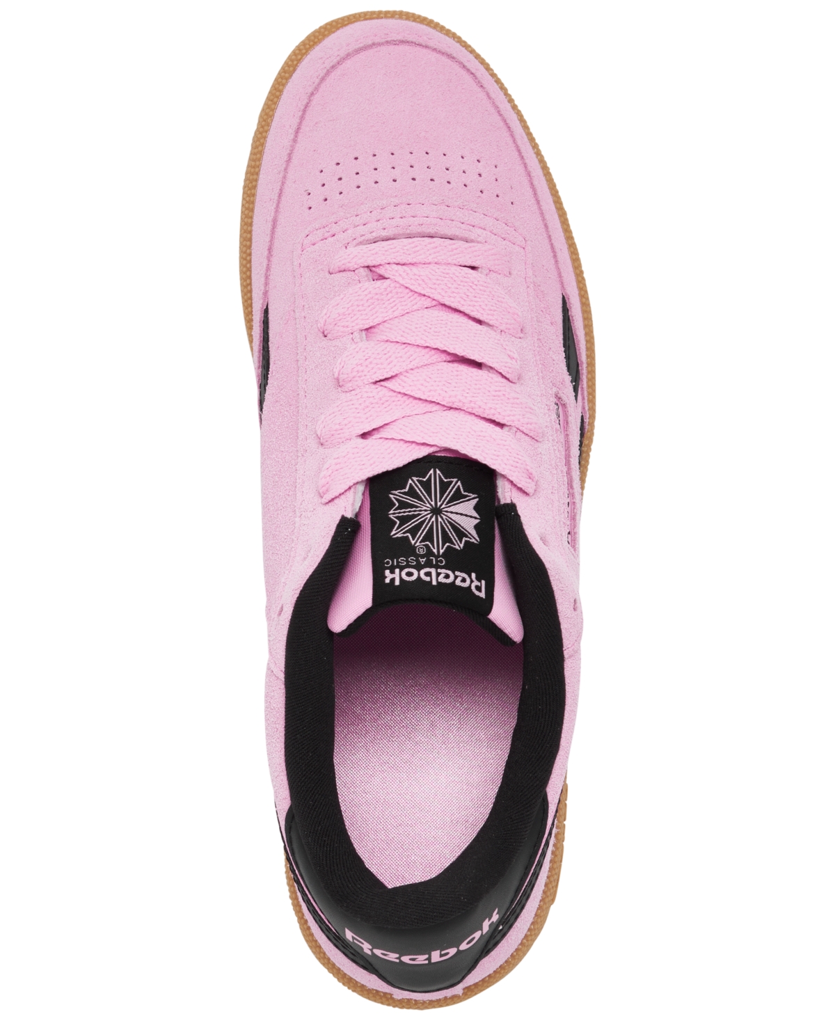 Reebok Big Kids Classic Club C Revenge Casual Sneakers from Finish Line - Rose, Gum