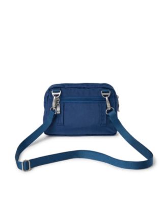 Triple Zip Crossbody Bag
