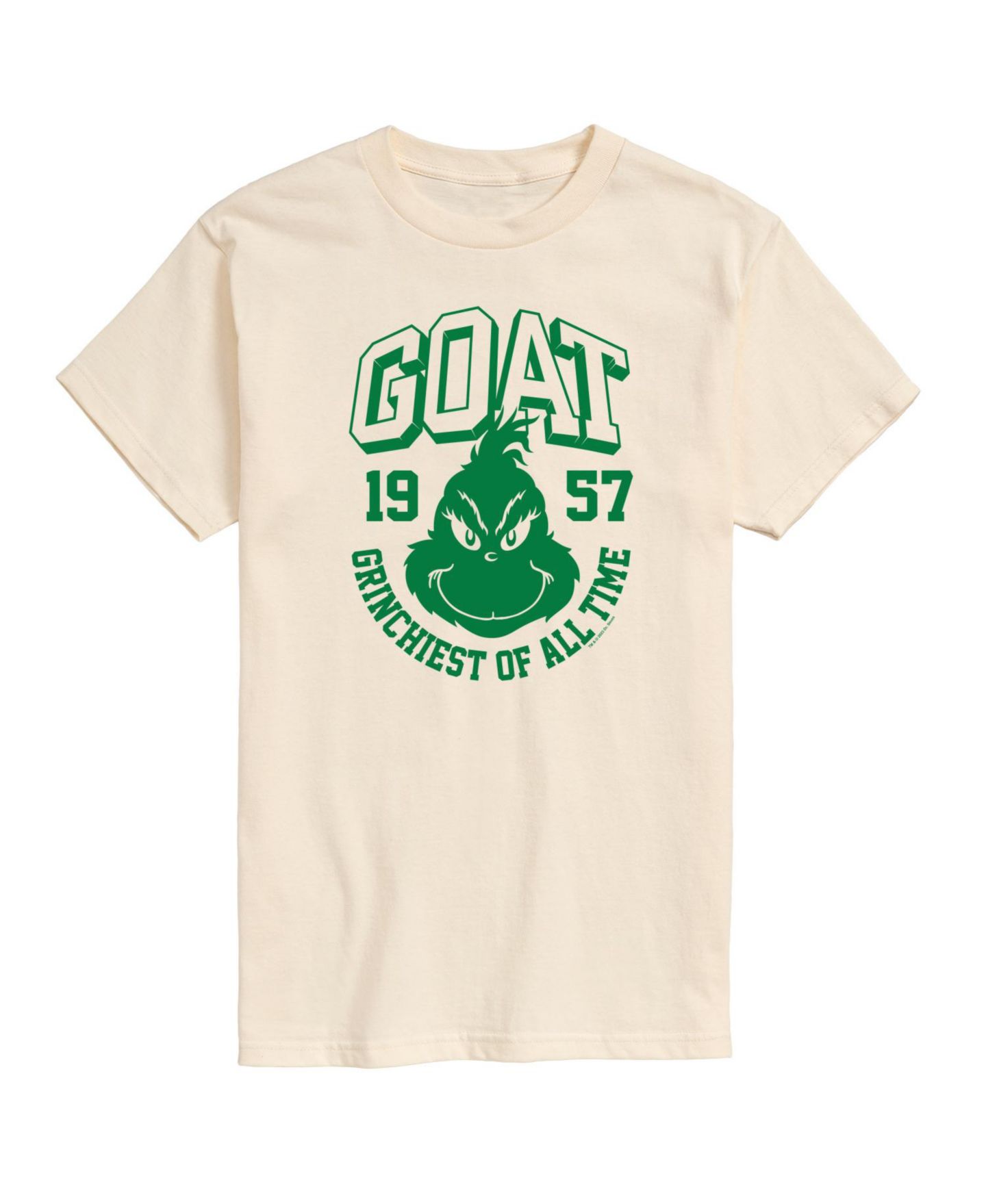 Мужская футболка AIRWAVES The Grinch Goat Short Sleeve, цвет: Бежевый / Хаки — фото 1