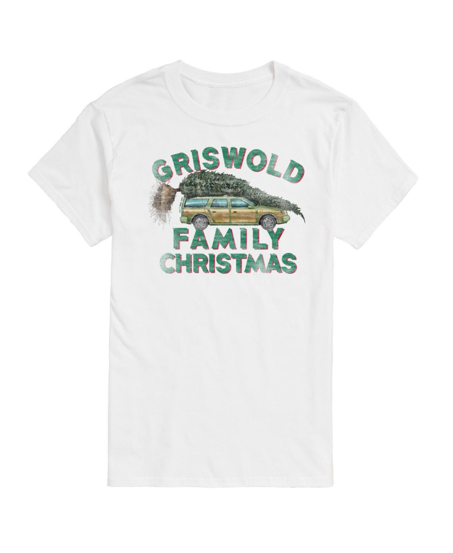Мужская футболка AIRWAVES National Lampoons Christmas Vacation Griswold Short Sleeve, цвет: Белый — фото 1