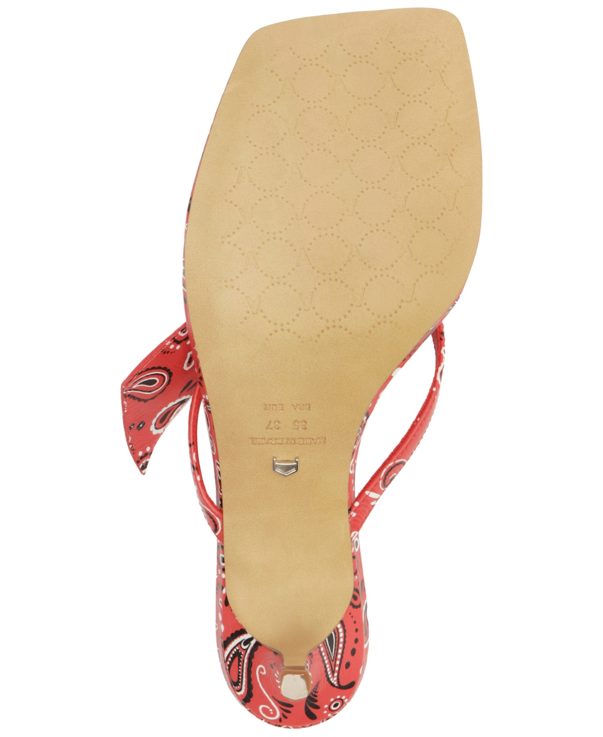 Arezzo Women's Lidia Mid Stiletto Sandals In Red Multi