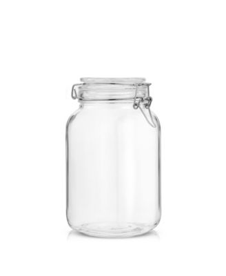 Airtight Set of 3 Glass Jars Storage Canister