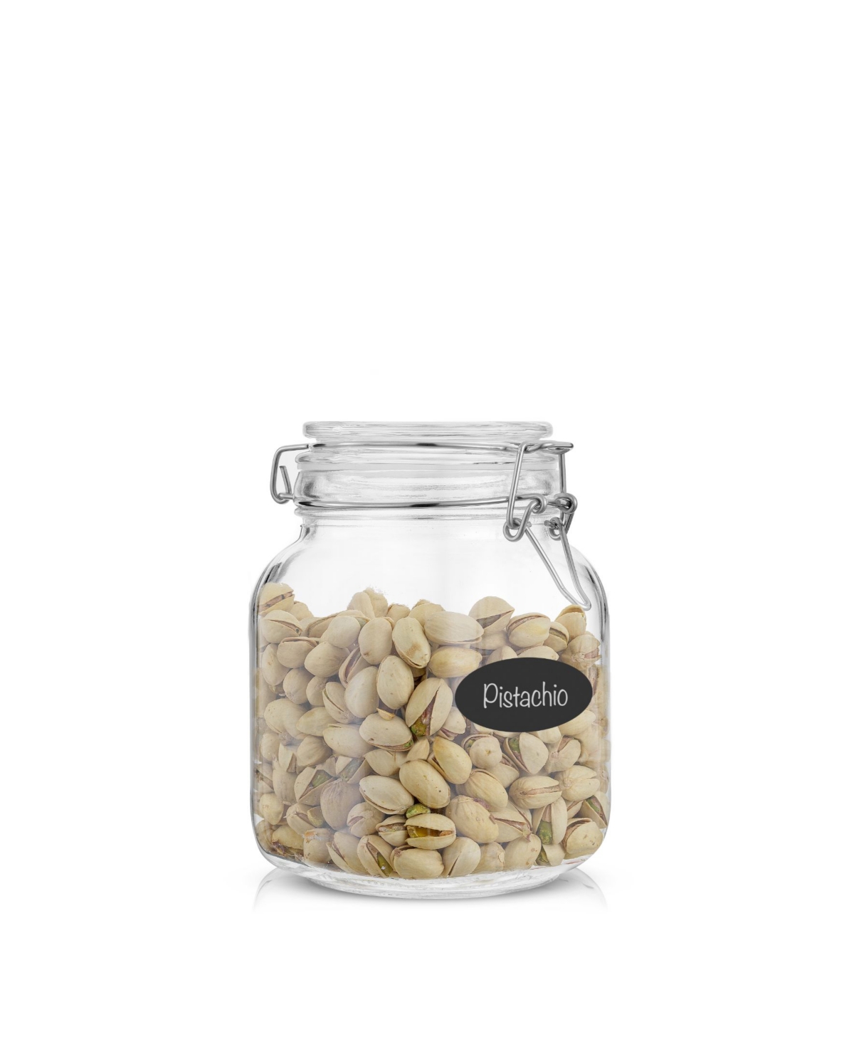 JOYJOLT AIRTIGHT SET OF 3 GLASS JARS STORAGE CANISTER 