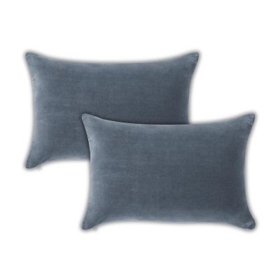 Stella Plush Velvet Decorative Pillow Cover, 14" x 20"