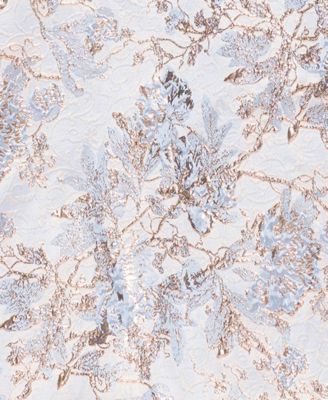 Women's Sweetheart-Neck Metallic-Jacquard Ball Gown