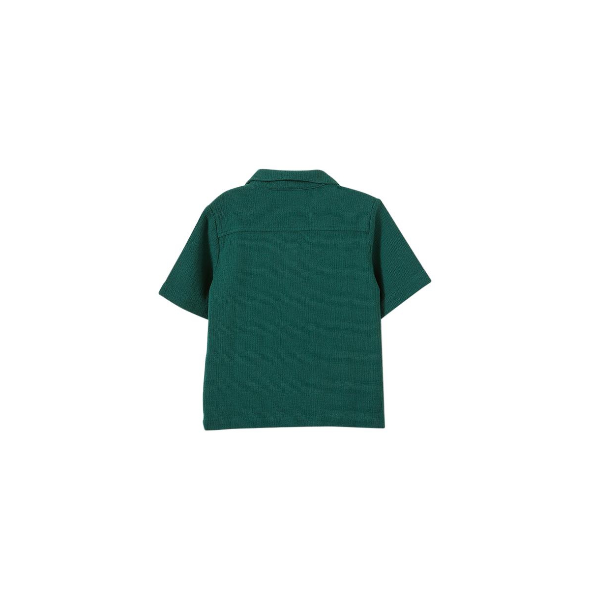 Cotton On Boys Little/Big Cabana Short Sleeve Shirt -texture