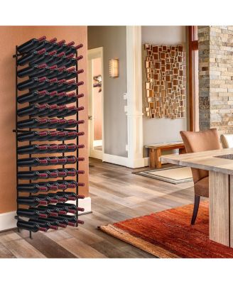 75-Bottle Freestanding Wine Rack Stand - Perfect Storage for Kitchen, Dining Room, Bar, or Wine Cellar