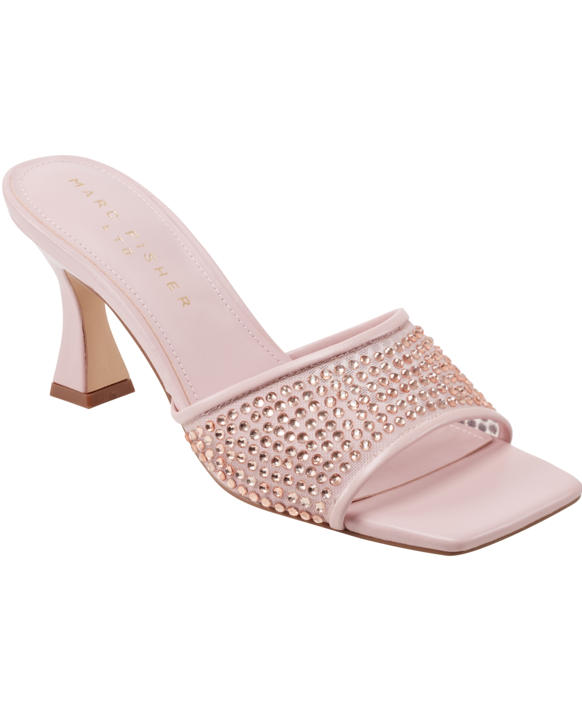 Marc Fisher Ltd Delaney Slide Sandal In Light Pink