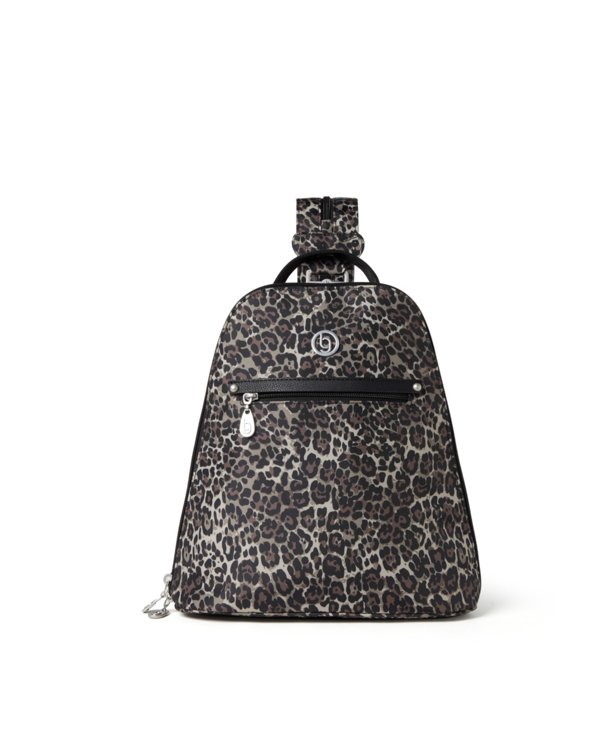 Baggallini Memphis Convertible Backpack -Black Cheetah