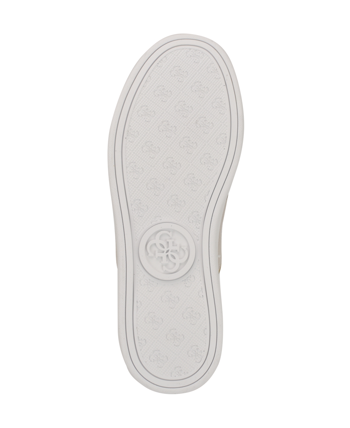 Guess Women's Jrone Lace-up Low Profile Court Sneakers In White,grey