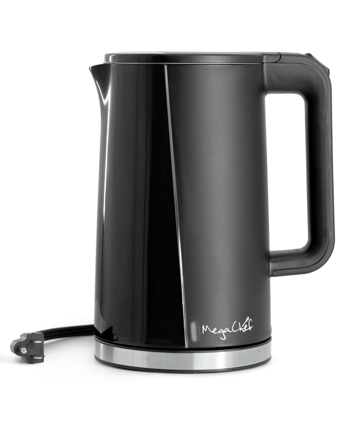 MegaChef 1.7 Quart Double Wall Stainless Steel Electric Tea Kettle