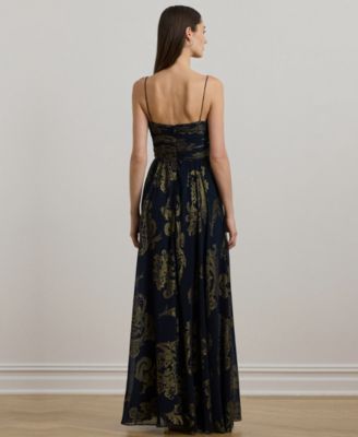 【送料&関税込】Ralph Lauren Leonidas Sleeveless Gown Lauren Ralph Lauren Knit Jersey Off-The-Shoulder Sleeveless
