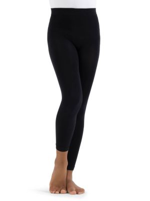 Girls Footless Tight w Self Knit Waist Band