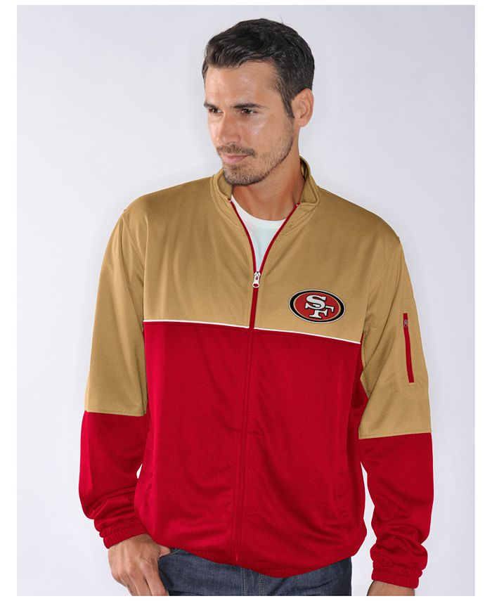 G-III Sports Men's San Francisco 49ers Flip Shot Track Jacket - Macy's