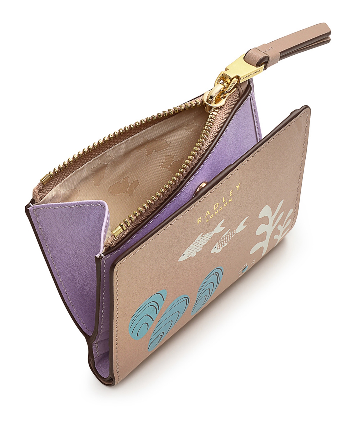 Radley London Sea Swimming Small Bifold Wallet In Tower Bridge