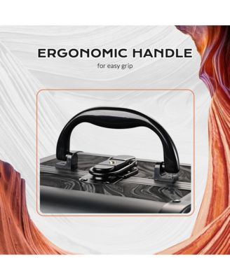 Makeup Train Case Cosmetic Organizer w/ Mirror Tray Artist CB Dusk