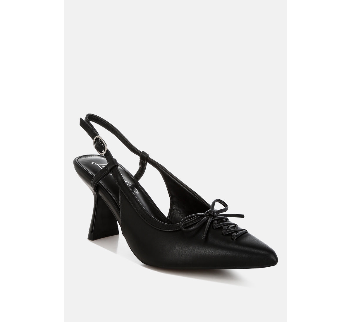Danvers Kitten Heel Pointy Slingbacks