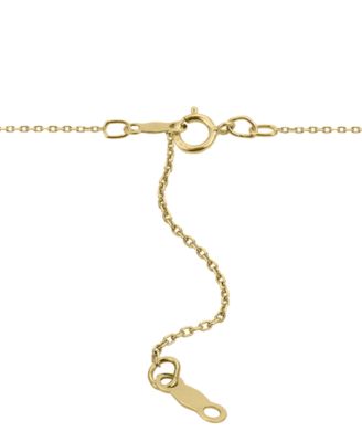 Cultured Freshwater Pearl (4mm 9mm) Pendant Necklace in 10k Yellow Gold, 18" + 2" extender