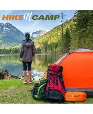 Ultralight Sleeping Pad with Carrying Bag, Compact & Lightweight, Orange