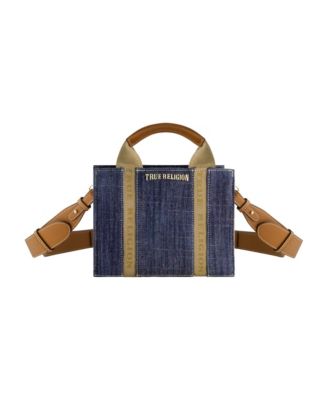 Licensed Denim Mini Box Tote with Adjustable Strap