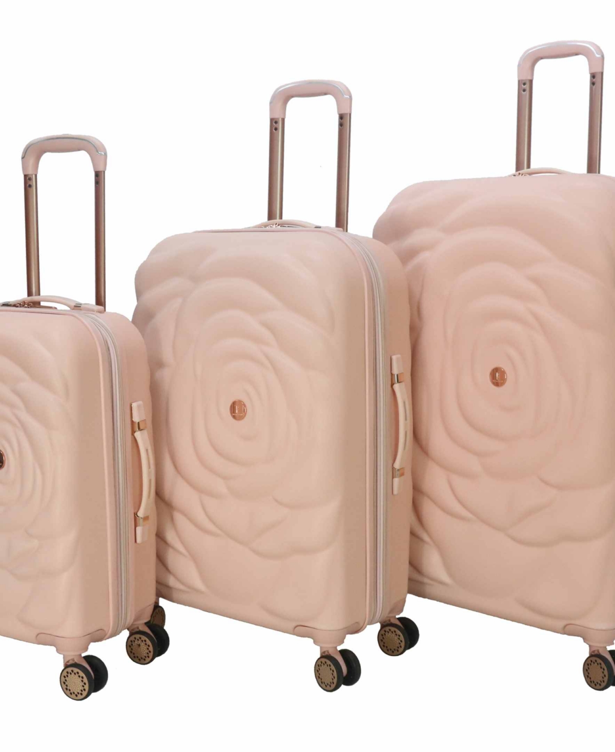 Thalia Sodi Rose Flower 26" Expandable Luggage In Pink