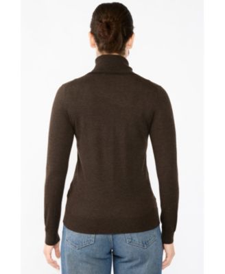 Women's 100% Cashmere Turtleneck Sweater | Tissue Weight Cashmere Sweaters