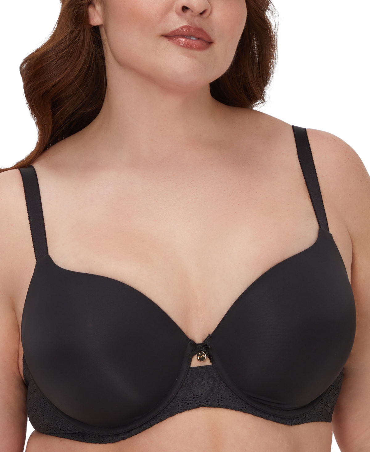 Maidenform Women's One Fab Fit Custom Lift Underwire Bra Dm2423 In Black