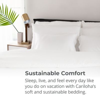 Luxurious Sateen Duvet Cover | King | Solid White | Viscose Material | Soft, Comfortable & Wicks Moisture