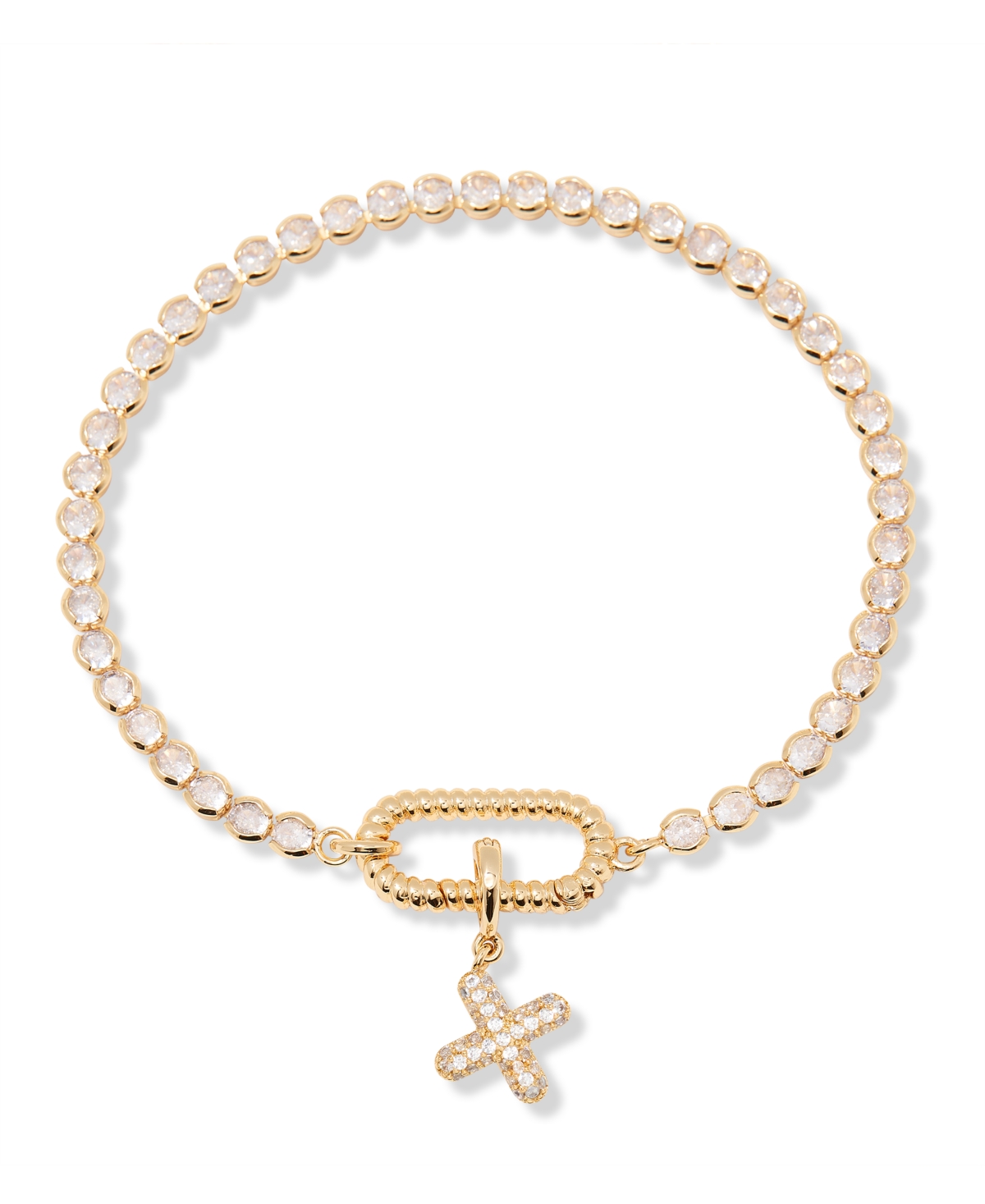 Brook & York Petra Initial Tennis Bracelet In Letter X