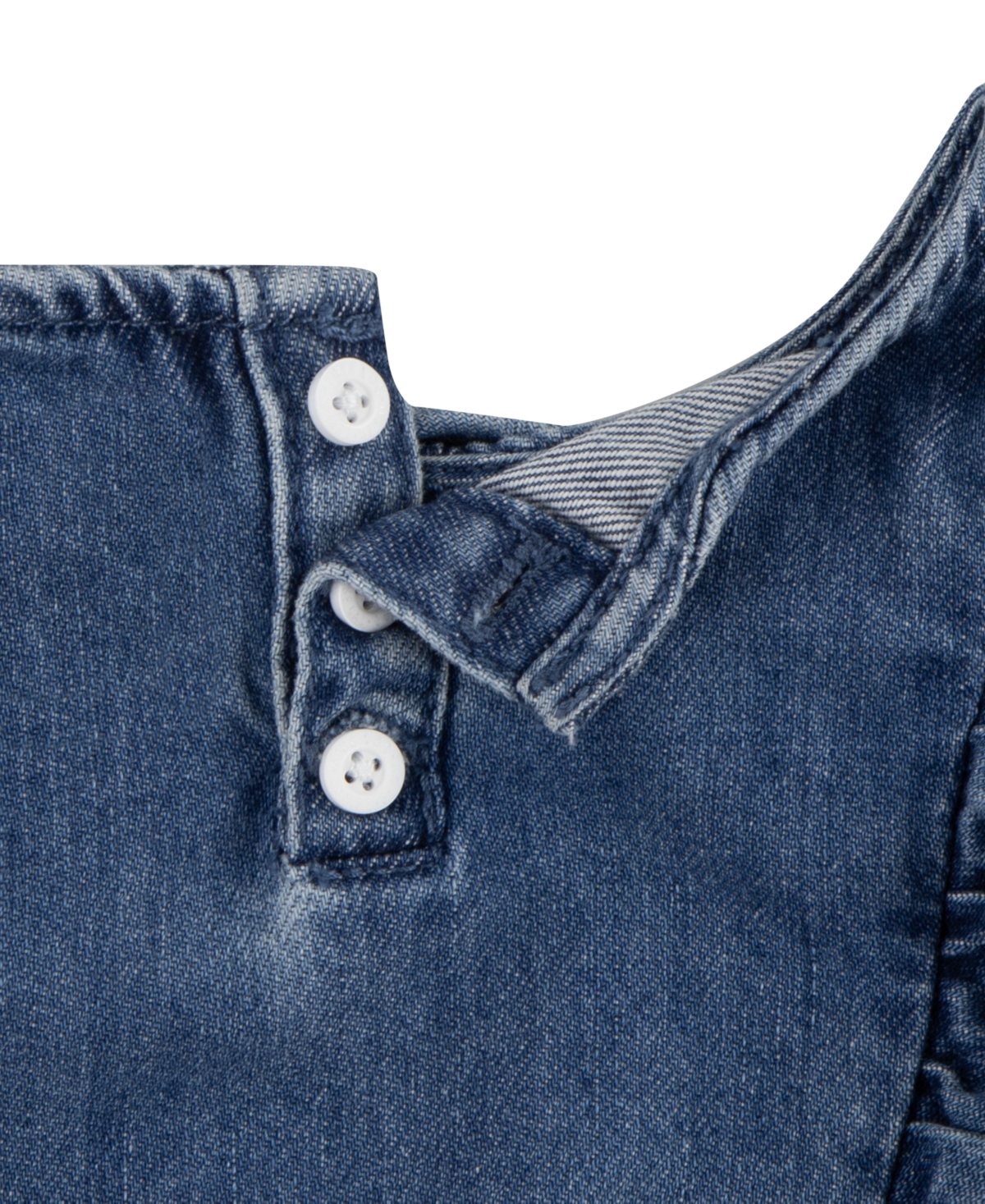 Levi's Baby Girls Denim Top And Heart Pants, 2-piece Set In Fully Baked