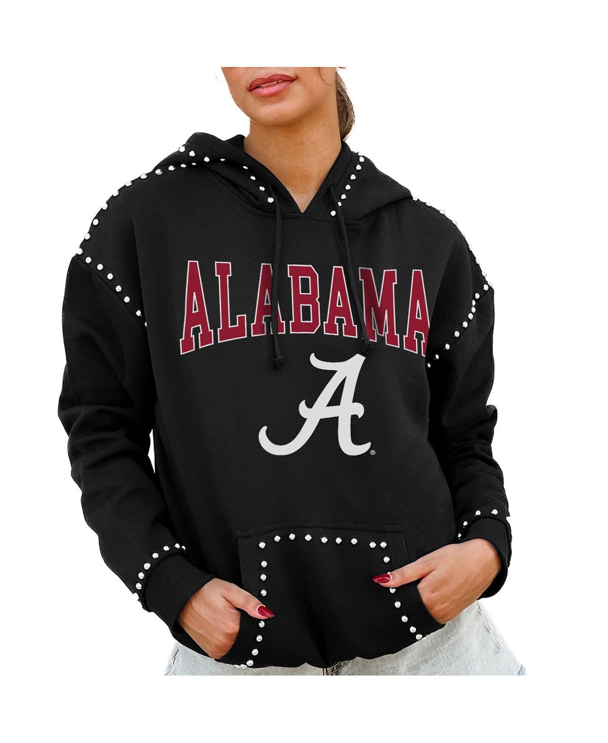 Shop Gameday Couture Women's Black Alabama Crimson Tide Studded Pullover Hoodie