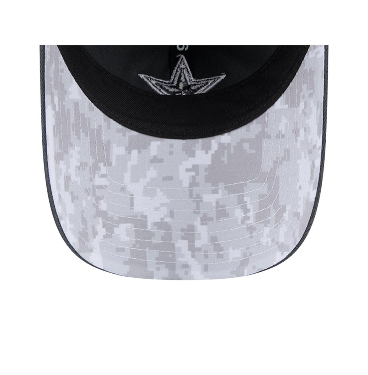 Shop New Era Women's Graphite Dallas Cowboys 2024 Salute To Service 9twenty Adjustable Hat